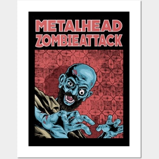 METALHEAD ZOMBIE Posters and Art